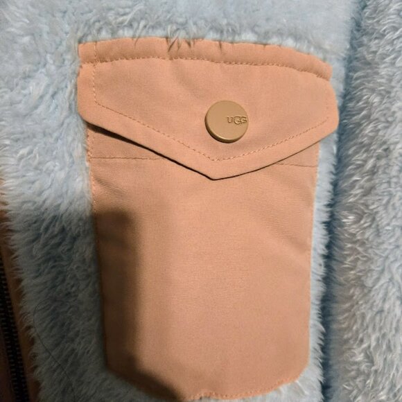 UGG Kadence Women's Sherpa Zip Up Hoodie Size M - Picture 2 of 4